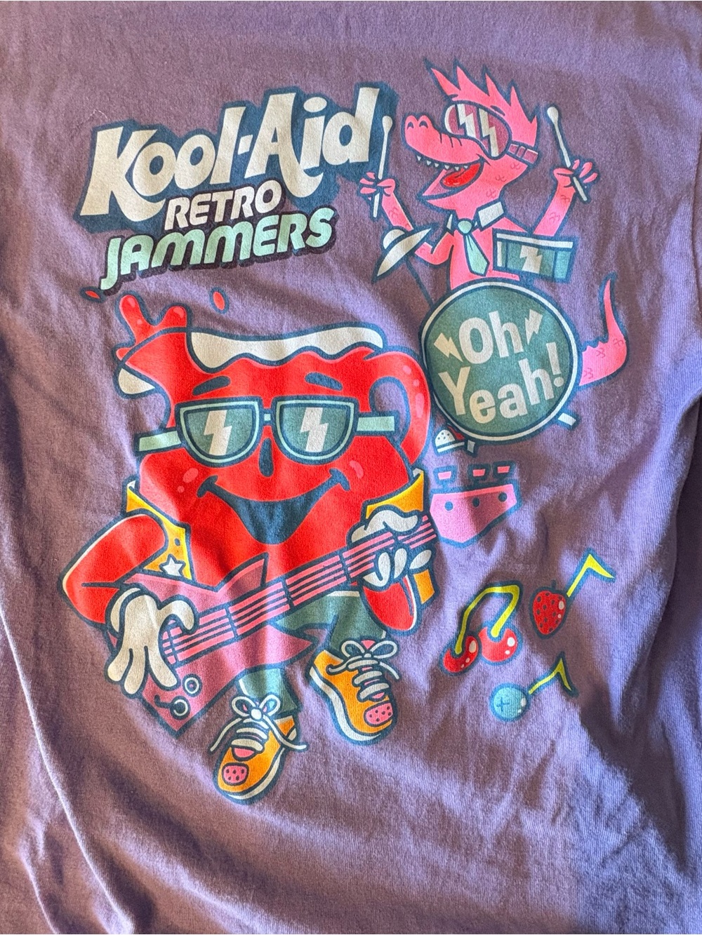 Kool-Aid Retro Jammers Graphic Tee M Nostalgia Streetwear Kidcore Indie Grunge